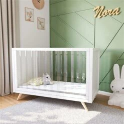Artkid Nora Babybett 60 X 130 Cm Mit Plexiglas Inkl. Träumeland Matratze -Roba || Pinolino Verkaufsgeschäft 30092450083 babybett nora ambiente 2k