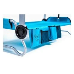 Kid-O-Bunk Campingbett Blau Mit Seitentaschen Etagenbett Von Disc-O-Bed -Roba || Pinolino Verkaufsgeschäft 30105bo kid o bunk blau seitentasche 1