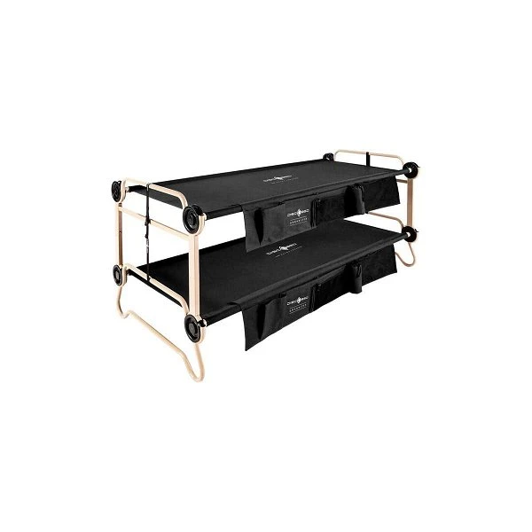 Disc-O-Bed XL Etagenbett Schwarz Modernes Feld- Und Campingbett 3 Disc-O-Bed XL Etagenbett Schwarz Modernes Feld- Und Campingbett