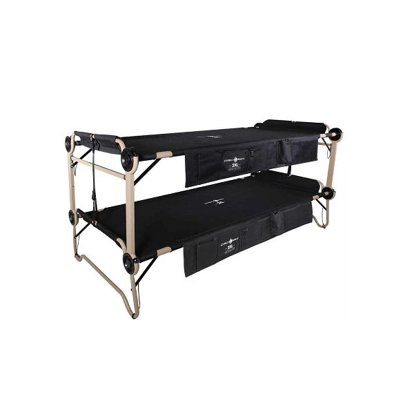 Disc-O-Bed 2XL Etagenbett Schwarz Modernes Feld- Und Campingbett 3 Disc-O-Bed 2XL Etagenbett Schwarz Modernes Feld- Und Campingbett