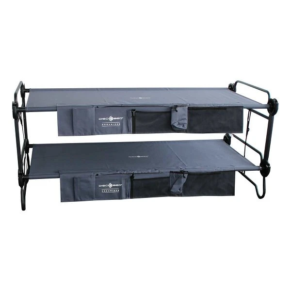 Disc-O-Bed XL Etagenbett Schwarz Modernes Feld- Und Campingbett 4 Disc-O-Bed XL Etagenbett Schwarz Modernes Feld- Und Campingbett – Bild 2