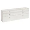 Now! No.14 By Hülsta Sideboard 4R 6 Schubladen 76,8x175x42 - Lack-weiß/Lack-Hochglanz-weiß -Roba || Pinolino Verkaufsgeschäft 31711 huelsta now14 133274f3 weiss hochglanz weiss