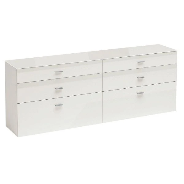 Now! No.14 By Hülsta Sideboard 4R 6 Schubladen 76,8x175x42 - Lack-weiß/Lack-Hochglanz-weiß 3 Now! No.14 By Hülsta Sideboard 4R 6 Schubladen 76,8x175x42 - Lack-weiß/Lack-Hochglanz-weiß