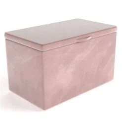 Nature Kid Viana Polsterbett Velour Rosa 90 X 200 Cm Mit Bettkasten Und Spielzeugkiste -Roba || Pinolino Verkaufsgeschäft 350044 spilezeugkisste rimini rosa whiteroom1 1 02 2k 3 1