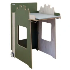 Timkid Mowi Standwickeltisch Moos / Helle Eiche Inkl. Wickelauflage -Roba || Pinolino Verkaufsgeschäft 3 mowi seitlich klein