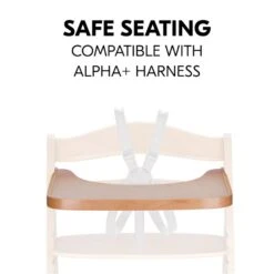 Hauck Alpha Wooden Tray Esstablett -Roba || Pinolino Verkaufsgeschäft 4007923550496.pt04.alpha wooden tray natural