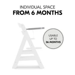 Hauck Alpha Wooden Tray Esstablet -Roba || Pinolino Verkaufsgeschäft 4007923550557.pt03.alpha wooden tray grey