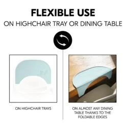 Hauck Highchair Tray Mat Silikon-Platzdeckchen Fox -Roba || Pinolino Verkaufsgeschäft 4007923551165.pt06.highchair tray mat mint