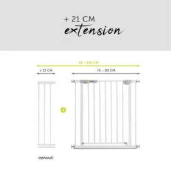 Hauck Autoclose N Stop Schutzgitter -Roba || Pinolino Verkaufsgeschäft 4007923597255.pt10.autoclose n stop white