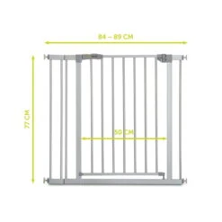Hauck Stop N Safe 2 + 9cm Ext. Schutzgittererweiterung -Roba || Pinolino Verkaufsgeschäft 4007923597323.pt02.stop n safe 2 incl. 9cm extension silver