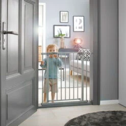 Hauck Stop N Safe 2 + 9cm Ext. Schutzgittererweiterung -Roba || Pinolino Verkaufsgeschäft 4007923597323.pt14.stop n safe 2 incl. 9cm extension silver