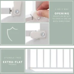 Hauck Clear Step Gate Schutzgitter -Roba || Pinolino Verkaufsgeschäft 4007923597422.pt04.clear step gate white