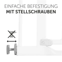 Hauck Clear Step Autoclose Schutzgitter -Roba || Pinolino Verkaufsgeschäft 4007923597439.pt08.clear step autoclose white