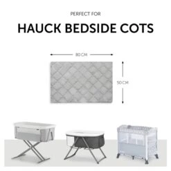 Hauck Bed Me 80x50 Spannbettlaken -Roba || Pinolino Verkaufsgeschäft 4007923599198.pt02.bed me 80x50 cm grey