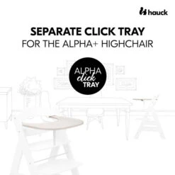 Hauck Alpha Click Tray Esstablett Speckle -Roba || Pinolino Verkaufsgeschäft 4007923661659.pt01.alpha click tray beige