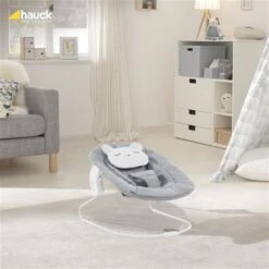 Hauck Alpha Bouncer 2in1 Babywippe Pastel Bear -Roba || Pinolino Verkaufsgeschäft 4007923661833.pt01.alpha bouncer 2 in 1 pastell bear light grey