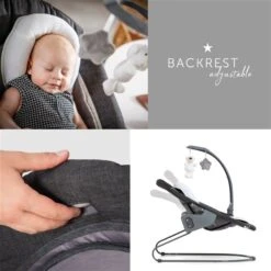 Hauck Alpha Bouncer Deluxe Babywippe -Roba || Pinolino Verkaufsgeschäft 4007923661857.pt07.alpha bouncer deluxe 11740 des grey