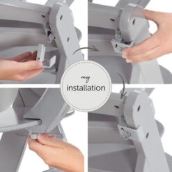 Hauck Alpha Tray Esstablett -Roba || Pinolino Verkaufsgeschäft 4007923661994.pt06.alpha tray grey