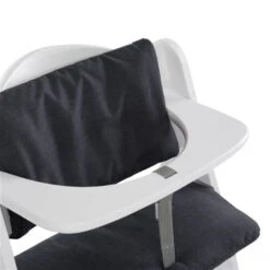 Hauck Highchair Pad Deluxe Sitzkissen -Roba || Pinolino Verkaufsgeschäft 4007923667569.pt01.highchair pad deluxe melange charcoal