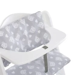 Hauck Highchair Pad Deluxe Sitzkissen Teddy -Roba || Pinolino Verkaufsgeschäft 4007923667620.pt01.highchair pad deluxe teddy grey