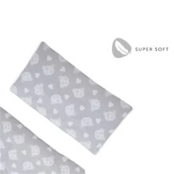 Hauck Highchair Pad Deluxe Sitzkissen Teddy -Roba || Pinolino Verkaufsgeschäft 4007923667620.pt02.highchair pad deluxe teddy grey