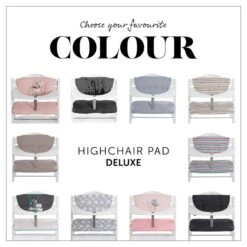 Hauck Highchair Pad Deluxe Sitzkissen Teddy -Roba || Pinolino Verkaufsgeschäft 4007923667620.pt04.highchair pad deluxe teddy grey