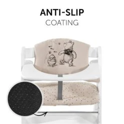 Hauck Highchair Pad Select Sitzkissen Winnie The Pooh -Roba || Pinolino Verkaufsgeschäft 4007923667774.pt05.highchair pad select winnie the pooh beige