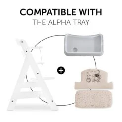 Hauck Highchair Pad Select Sitzkissen Winnie The Pooh -Roba || Pinolino Verkaufsgeschäft 4007923667774.pt08.highchair pad select winnie the pooh beige