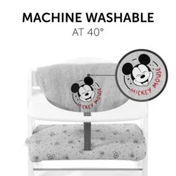 Hauck Highchair Pad Deluxe Sitzkissen Mickey Mouse -Roba || Pinolino Verkaufsgeschäft 4007923667781.pt03.highchair pad deluxe mickey mouse grey