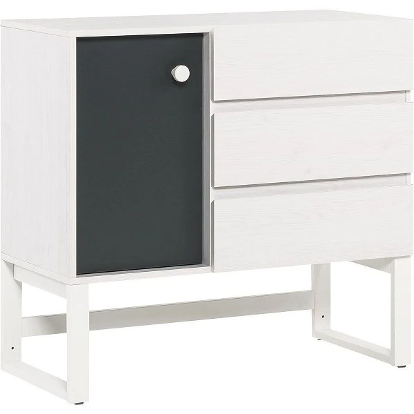 VOX Nest Kommode 3-türig Larch/graphite 3 VOX Nest Kommode 3-türig Larch/graphite