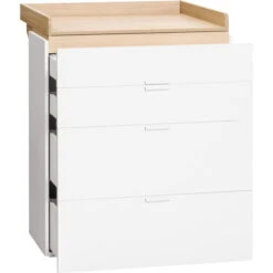 VOX 4 You Babyzimmer 70x140 2-türig White/oak -Roba || Pinolino Verkaufsgeschäft 4014469 plus 4014471 2 1