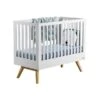 VOX Nature Babybett 60x120 Weiß/eiche -Roba || Pinolino Verkaufsgeschäft 4016040