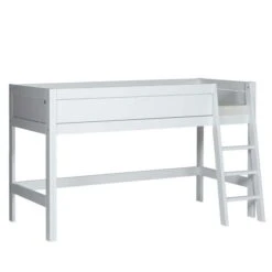 LIFETIME Halbhohes Bett 128 Cm Kiefer Weiß 4625-10 Mit Rollboden, Zum Top-Preis -Roba || Pinolino Verkaufsgeschäft 46252 10 gr 2