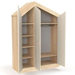 Nature Kid My House Kinderzimmer Natur/grau 5-teilig Mit Etagenbett -Roba || Pinolino Verkaufsgeschäft 466011 bergamo 3 tuerer whiteroom 2 1 1 2k 9