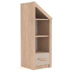 Nature Kid My House Kinderzimmer Natur/grau 6-teilig Mit Hausbett -Roba || Pinolino Verkaufsgeschäft 466051 bergamo spielzeugkiste whiteroom 1 1 2k 5 1