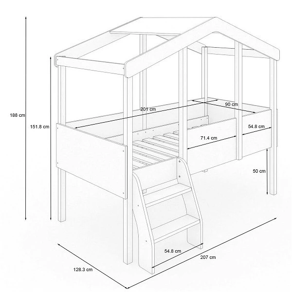 Nature Kid Hausbett Moni 6 Nature Kid Hausbett Moni – Bild 4
