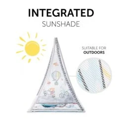 Hauck 1st Tent Spieldecke Balloon Ride -Roba || Pinolino Verkaufsgeschäft 4894352763067.pt05.play tents balloon ride white