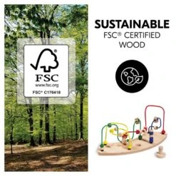 Hauck Play Moving Motorikschleife Aus Holz Für Alpha+ Spielbrett Water Animals -Roba || Pinolino Verkaufsgeschäft 4894352808034.pt06.play moving