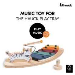 Hauck Play Music Musikspielzeug Aus Holz Für Alpha+ Spielbrett Zebra -Roba || Pinolino Verkaufsgeschäft 4894352808058.pt01.play music