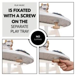 Hauck Play Music Musikspielzeug Aus Holz Für Alpha+ Spielbrett Zebra -Roba || Pinolino Verkaufsgeschäft 4894352808058.pt05.play music