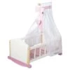 Roba Puppenwiege Scarlett Inkl. Textiler Ausstattung Mit Kronenmotiv -Roba || Pinolino Verkaufsgeschäft 490035984 puppenwiege 01