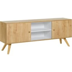 VOX Nature Sideboard Eiche / Weiß / Eiche