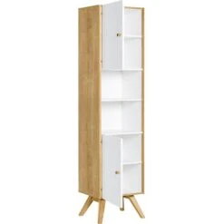 VOX Nature Glasvitrine Eiche / Weiß / Weiß -Roba || Pinolino Verkaufsgeschäft 5010734 2