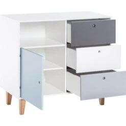 VOX Concept Baby Babyzimmer 70x140 Blue White/grey/graphite -Roba || Pinolino Verkaufsgeschäft 5010840 1 2