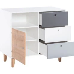 VOX Concept Baby Babyzimmer 70x140 Oak White/grey/graphite -Roba || Pinolino Verkaufsgeschäft 5010843 4 2