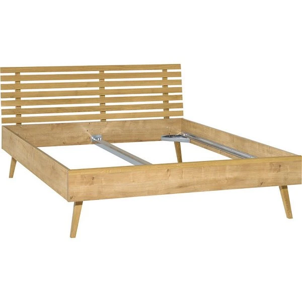 VOX Nature Bett 140x200 Cm Mit Zaun-Kopfteil Eiche | Ohne Lattenrost 4 VOX Nature Bett 140x200 Cm Mit Zaun-Kopfteil Eiche | Ohne Lattenrost – Bild 2
