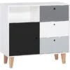 VOX Concept Kommode White/graphite/grey/black -Roba || Pinolino Verkaufsgeschäft 5020156 concept komoda 0020 czern