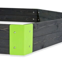 EXIT TOYS EXIT Aksent Holzsandkasten Sechseckig 200x170 Cm Mit 3 Sitzen -Roba || Pinolino Verkaufsgeschäft 52 05 80 2 1