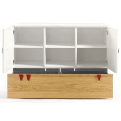 Hülsta Now! Minimo Kinderzimmer 2-türig Schneeweiß/Natureiche Inkl. Wickelaufsatz -Roba || Pinolino Verkaufsgeschäft 55106 huelsta now minimo 161270f4 gr 7