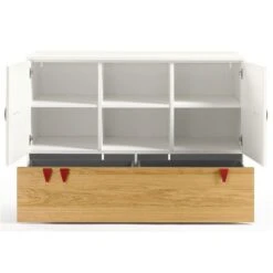 Hülsta Now! Minimo Kinderzimmer 2-türig Schneeweiß/Natureiche Inkl. Breiter Kommode -Roba || Pinolino Verkaufsgeschäft 55106 huelsta now minimo 161270f4 gr 9